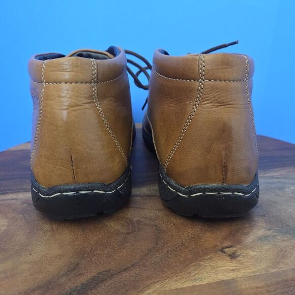 Hush Puppies Vice Victory Chukka Caramel Brown Leather Boot Men's 12M - Picture 7 of 12